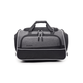 Bolsa de Viagem Grande Juvenil  Two Tone Cinza Escuro