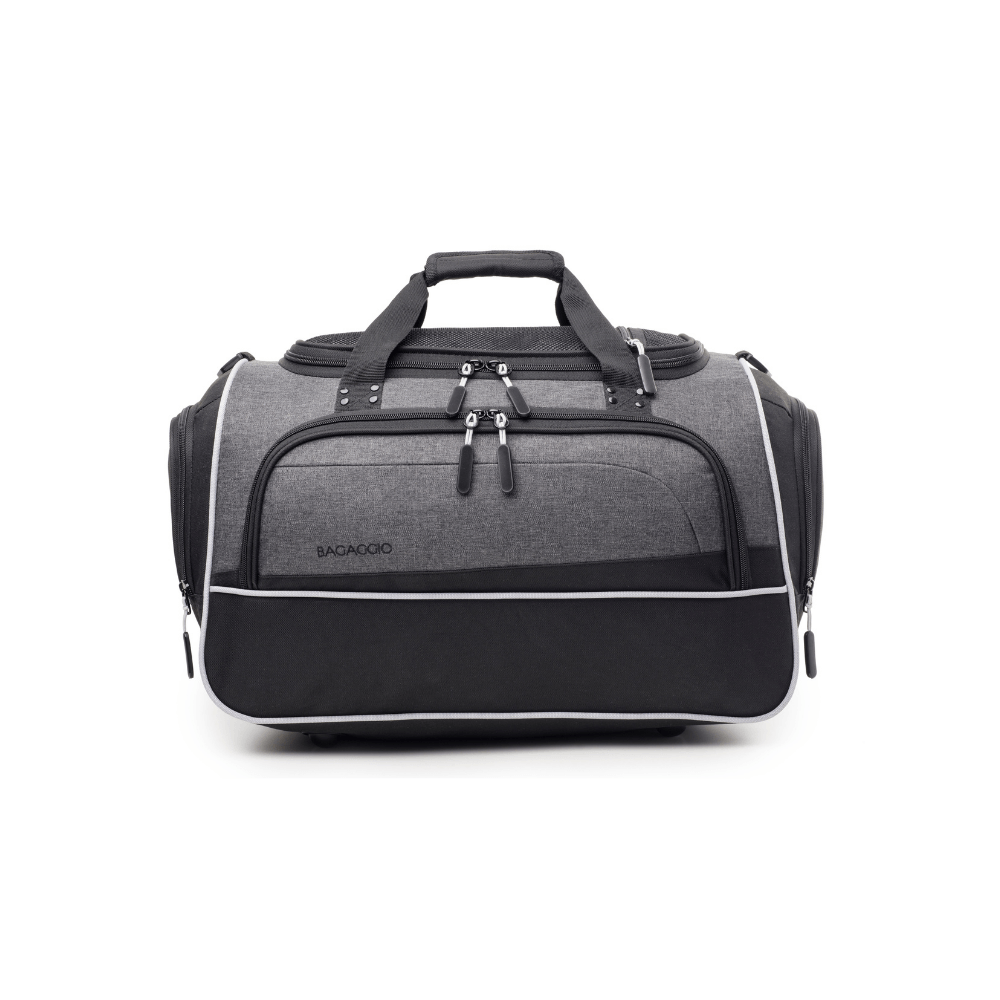 Bolsa de Viagem Grande Juvenil  Two Tone Cinza Escuro