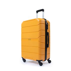 Mala Média 23 kg Polipropileno 4 Rodas Bagaggio Mykonos II Amarela – foto 2