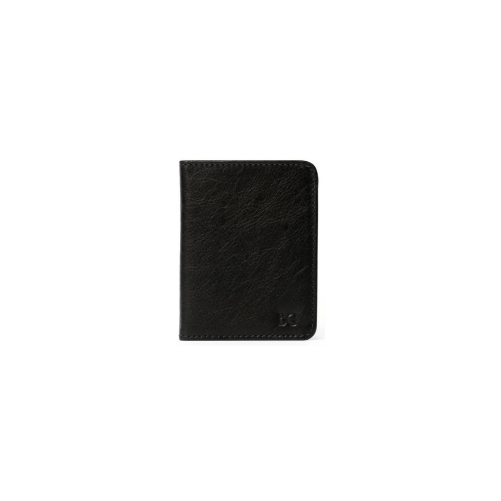 Porta Cartão de Couro Slim Arpoador Preto