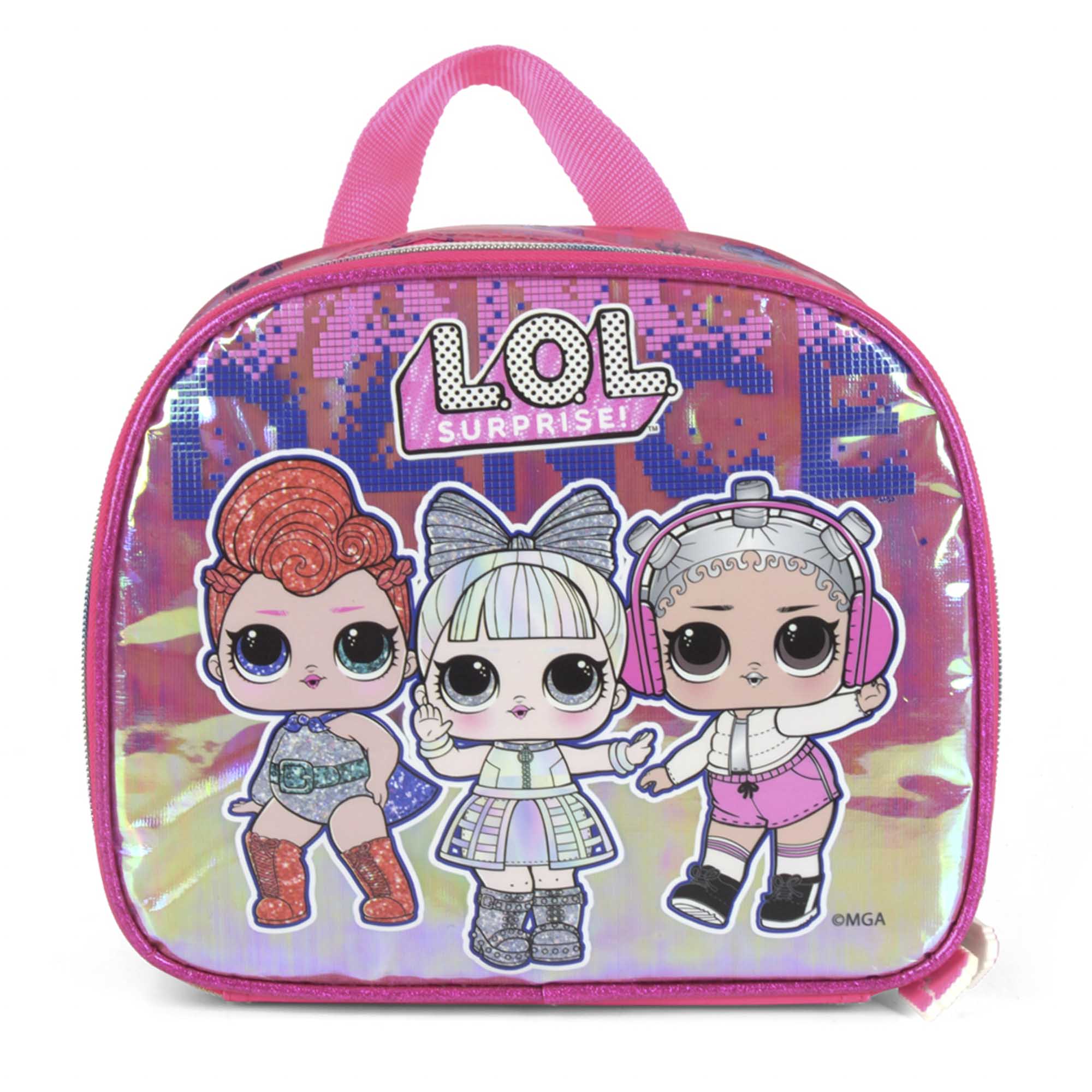Lancheira Escolar Feminina Premium LOL Surprise Rosa