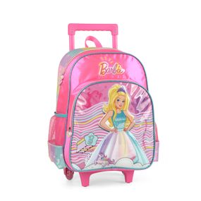 Mochilete Escolar Feminina Premium Barbie Rosa – foto 2