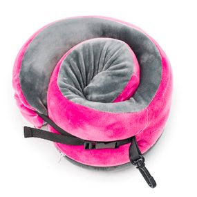 Almofada de Pescoço Compacta Flex Rosa – foto 2