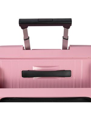 Mala Média 23 kg Polipropileno 8 Rodas Dobrável  Slim Rosa – foto 16