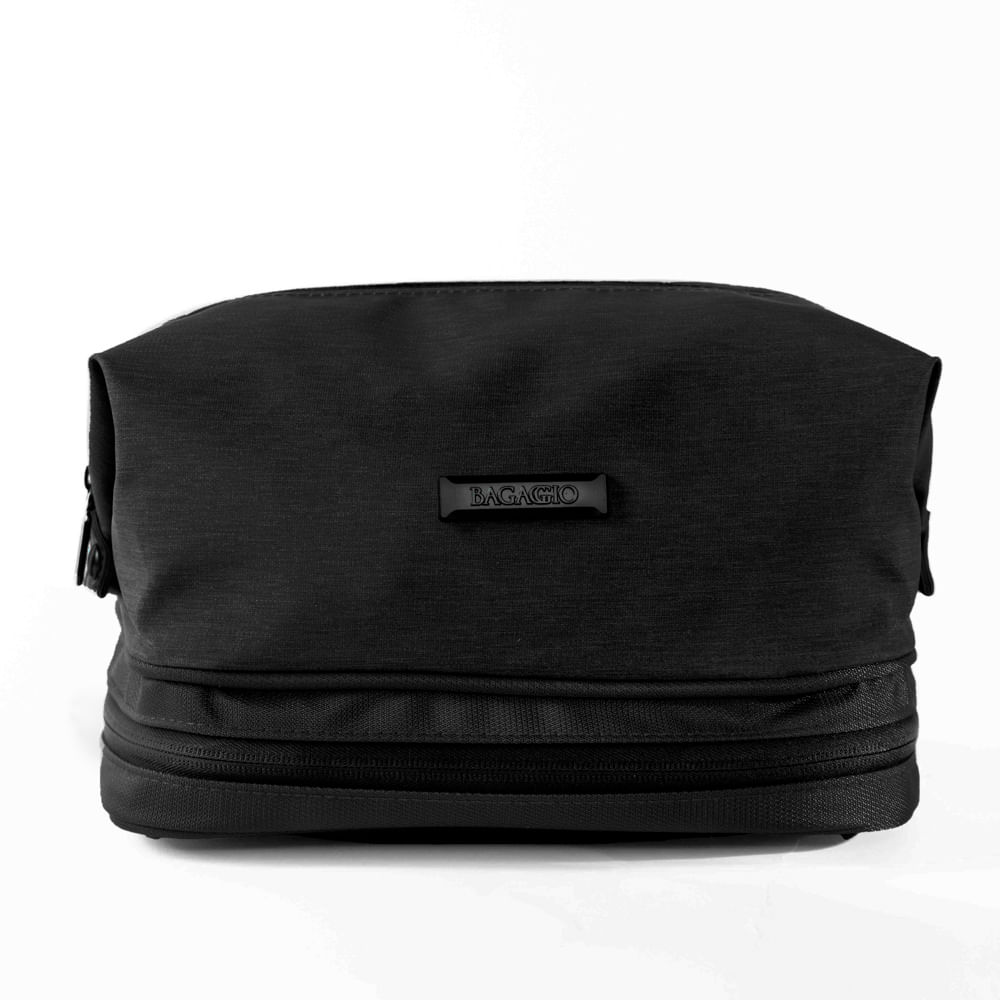 Nécessaire Viagem Masculina Poliéster 2 Divisórias Metropolitan