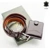 Kit Carteira Masculina com Cinto Preta