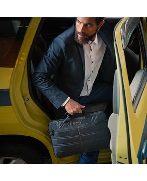 Pasta Masculina Executiva Para Notebook City Safe Preta – foto 6