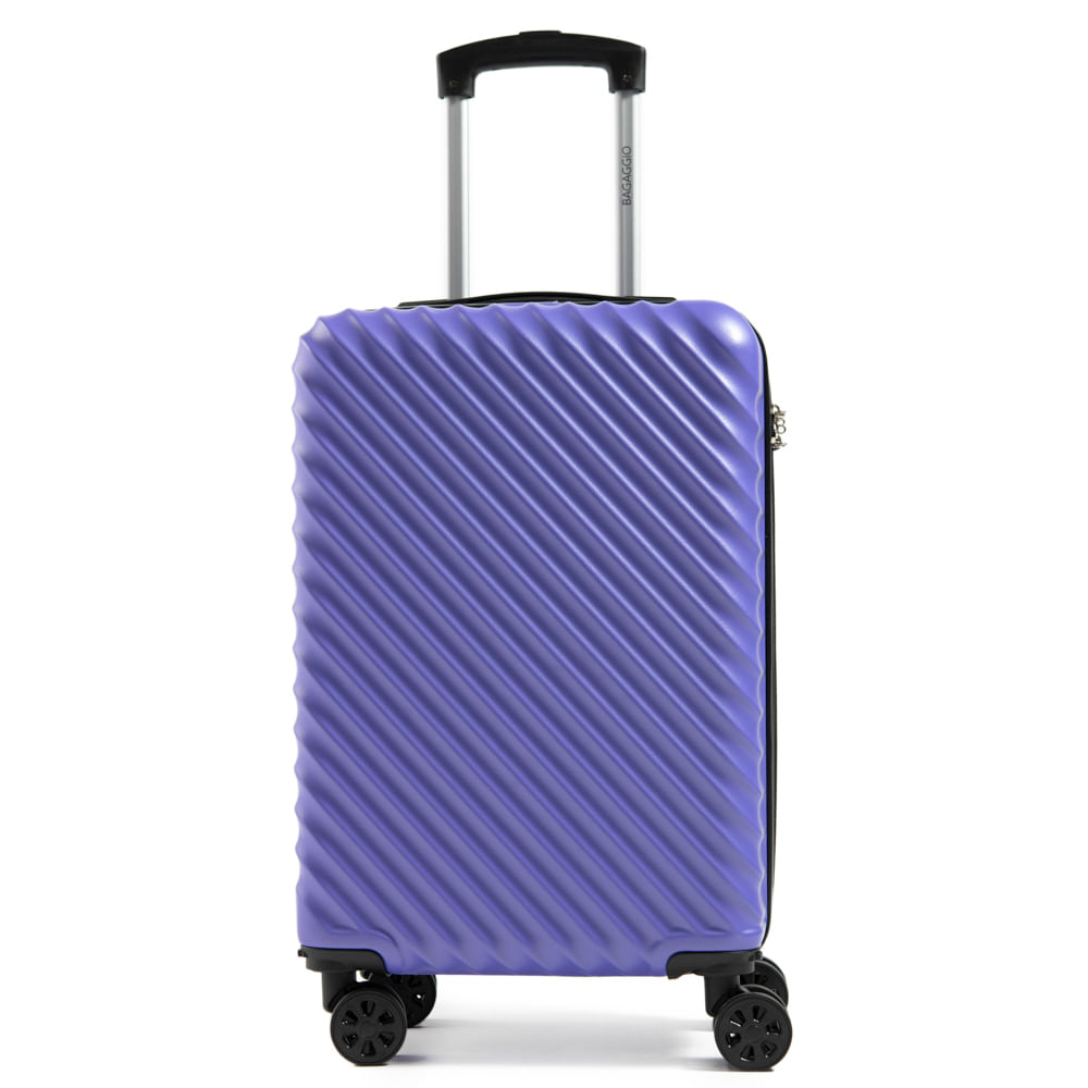 Mala de Bordo Abs 4 Rodas 20' Lagos Roxa - lojabagaggio