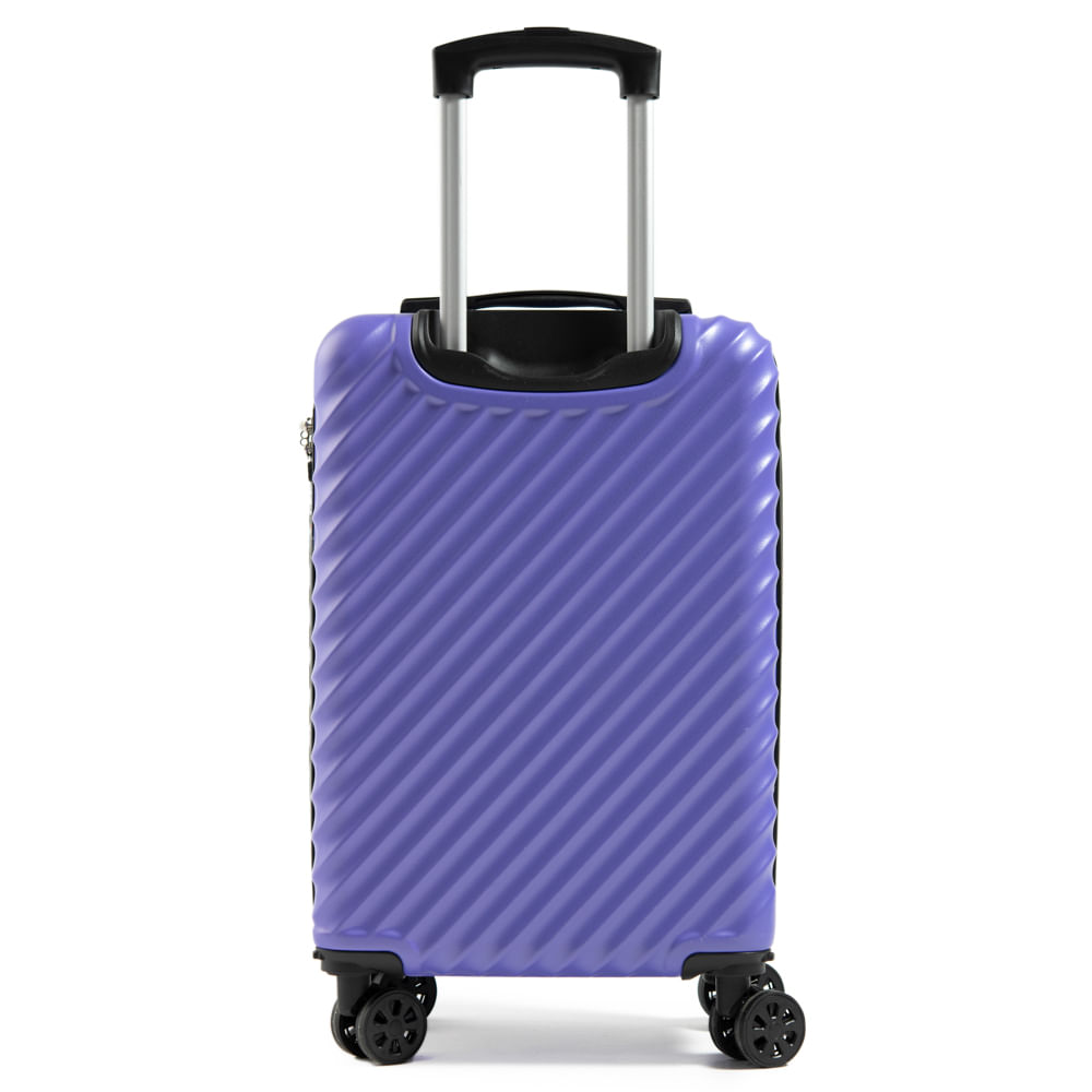 Mala de Bordo Abs 4 Rodas 20' Lagos Roxa - lojabagaggio