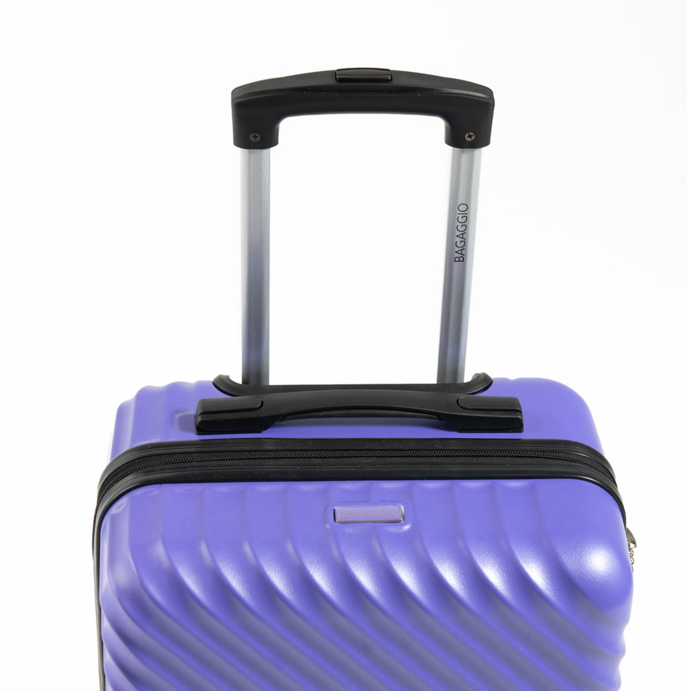 Mala de Bordo Abs 4 Rodas 20' Lagos Roxa - lojabagaggio