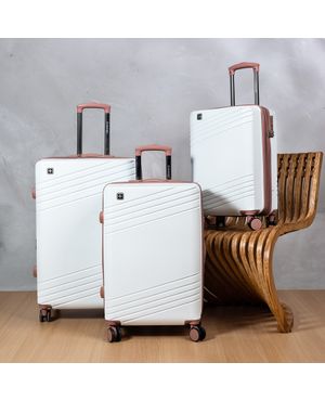 Mala Grande 32 kg ABS 4 Rodas SwissOne Finlândia Off White – foto 9