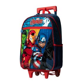 Mochila Escolar Masculina de Rodinhas Vingadores – foto 2