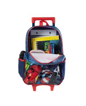 Mochila Escolar Masculina de Rodinhas Vingadores – foto 8