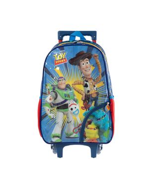 Kit Mochila Escolar de Rodinhas Toy Story com Lancheira e Estojo Azul – foto 2