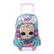 Kit Mochila Escolar Feminina de Rodinhas LOL com Lancheira e Estojo Premium Verde Claro – foto 2