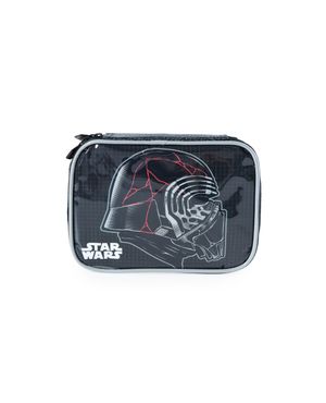 Kit Mochila Escolar Masculina Star Wars Kylo Ren com Lancheira e Estojo Grande Preto – foto 4