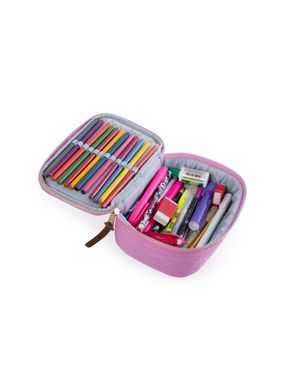 Estojo Escolar Feminino BG Girl ll  Rosa – foto 7