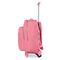 Mochila Escolar Feminina de Rodinhas Pop Fun Rosa Claro – foto 3