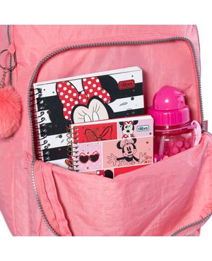 Mochila Escolar Feminina de Rodinhas Pop Fun Rosa Claro – foto 10