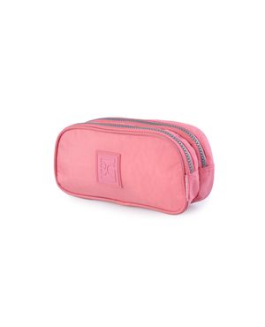 Estojo Escolar Feminino Pop Fun Rosa Claro – foto 2