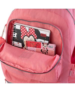 Mochila Escolar Feminina de 4 Rodinhas Pop Fun II Rosa Claro – foto 10