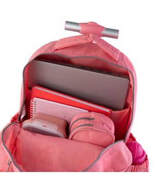 Mochila Escolar Feminina de 4 Rodinhas Pop Fun II Rosa Claro – foto 11