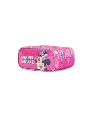 Estojo Escolar Feminino Minnie Rosa – foto 2