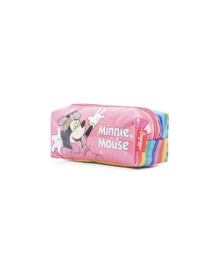 Estojo Escolar Feminino Minnie Rosa – foto 2