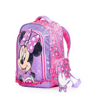 Mochila Escolar Feminina Disney Minnie II Rosa – foto 2