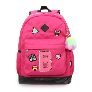 Mochila-Matelasse-Patches-Rosa