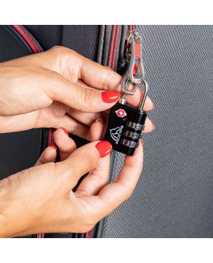 Cadeado TSA para Mala com 3 segredos Preto – foto 3