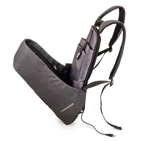 Mochila Masculina Executiva Anti-furto SwissOne Preta – foto 2
