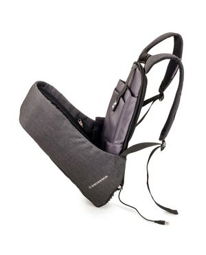 Mochila Masculina Executiva Anti-furto SwissOne Preta – foto 2