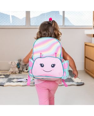 Kit Mochila Escolar Feminina e Lancheira Pets Borboleta – foto 5