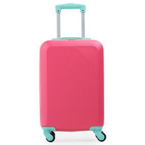 Mala de Bordo Infantil 10 kg ABS 4 Rodas BG Kids Rosa – foto 2