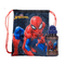 Kit Sacolinha e Garrafa Masculina Homem Aranha Preta
