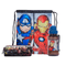 Kit Sacolinha, Garrafa e Estojo Masculino Marvel Vingadores Preto
