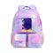 Mochila Escolar Feminina Prisma Arco-íris Rosa