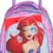 Kit Mochila Escolar lnfantil Com Rodinhas Feminino Ariel Com Lanceira e Estojo Premium Rosa – foto 6