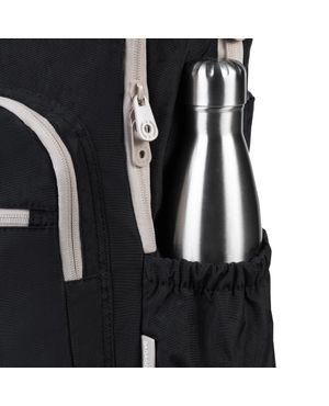 Mochila Escolar Juvenil Feminina Com 4 Rodinhas BG Duo Pop Preta – foto 5