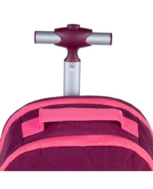 Mochila Escolar Juvenil Feminina Com 4 Rodinhas BG Duo Pop Rosa – foto 5