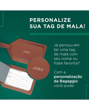 Tag de Mala Bagaggio Marrom – foto 5