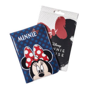 Porta Passaporte Feminino Minnie Azul