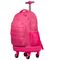 Mochila Escolar Feminina de Rodinhas Barbie Rosa – foto 2