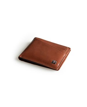 Carteira Masculina de Couro com Porta Cartão e Documento SwissOne Pinhão – foto 15