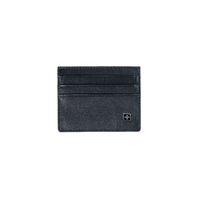 Porta Cartão de Couro Porta Cartão de Couro Italiano SwissOne Giuseppe Preto