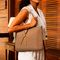 Bolsa Feminina Tote Grande Lina Bege – foto 2