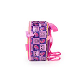 Kit Mochila de Rodinha, Lancheira Térmica, Estojo Infantil Feminino LOL Premium Roxo – foto 2