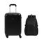 Kit Mala de Bordo 10 kg Abs 4 Rodas Turquia Preto + Mochila Masculina Executiva para Notebook Pulse Preta