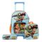 Kit Mochila de Rodinha, Lancheira Térmica, Estojo Infantil Masculino Toy Story Azul